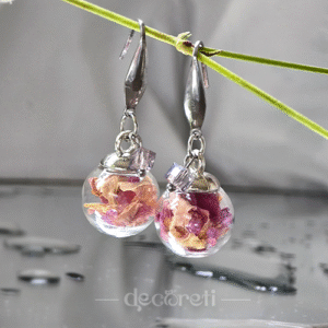 ръчно изработени обеци, handmade earrings